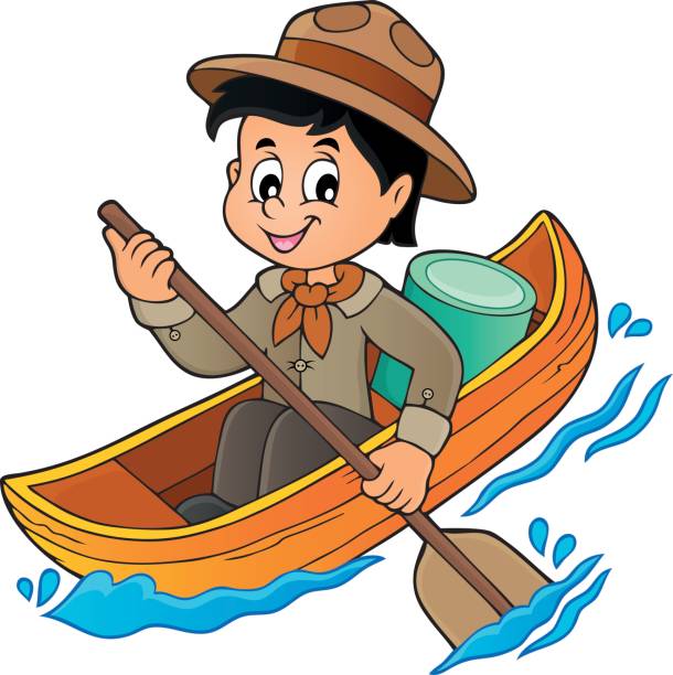 Canoe clipart kid, Canoe kid Transparent FREE for download.