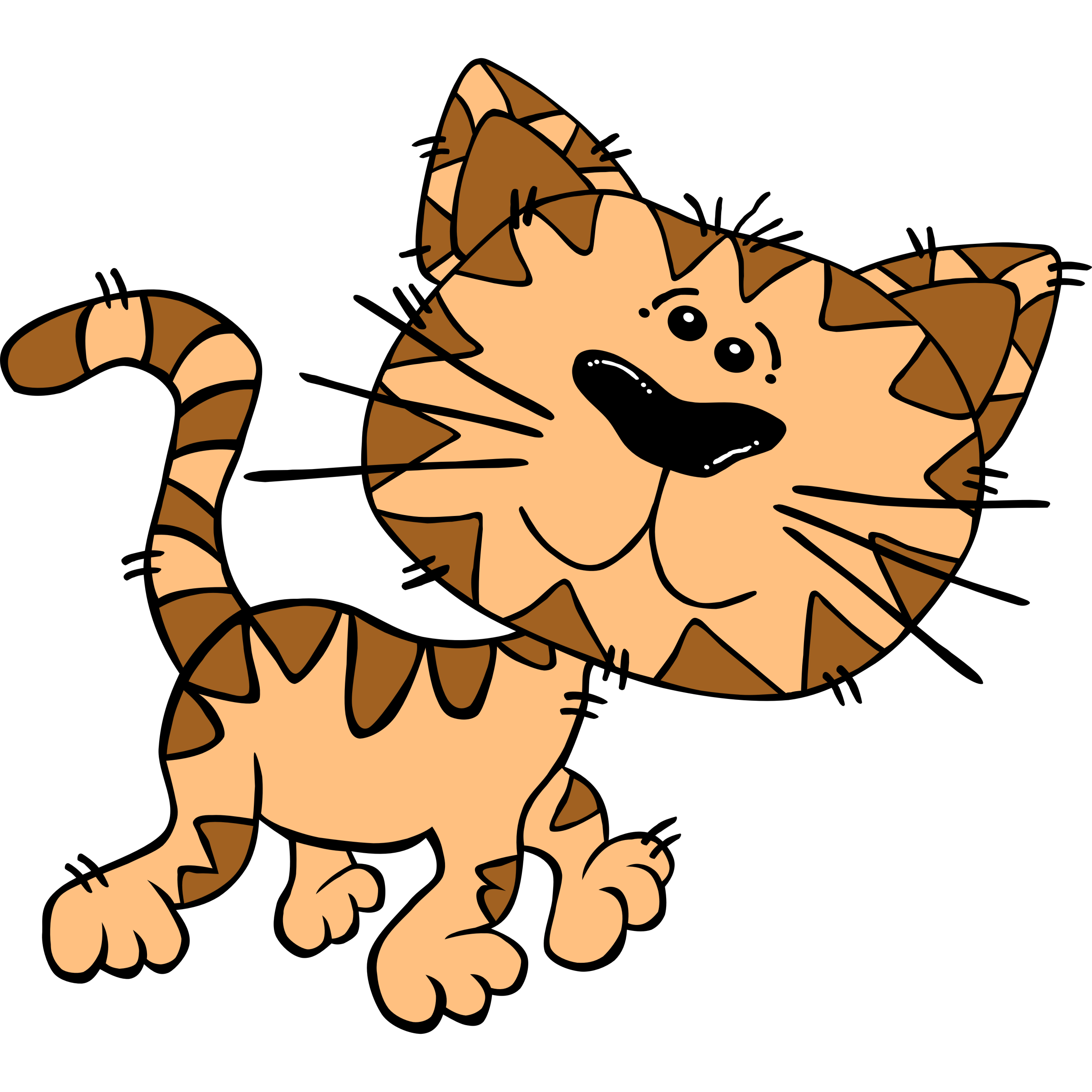 Funny Cat Clipart.