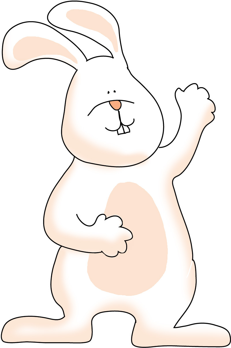 Funny Easter Bunny Clipart.