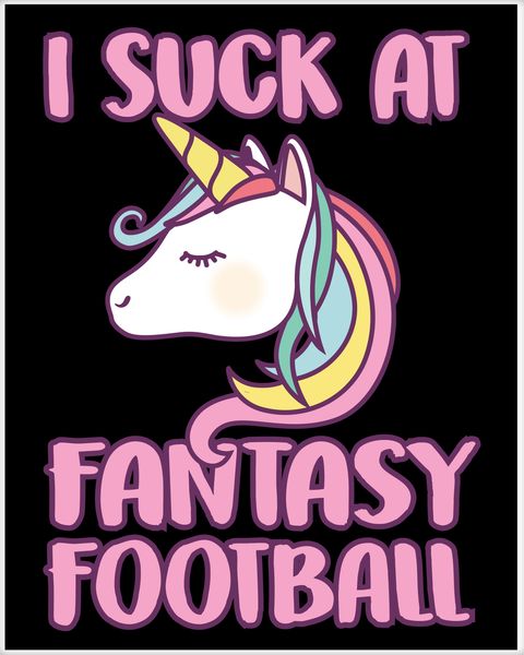 Funny Unicron I Suck At Fantasy Football Poster.