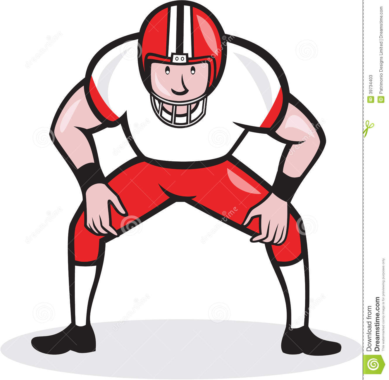 Football Player Clipart Free.
