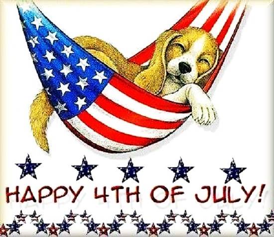 Happy Independence Day! It's a dogs life Happy 4th of July Clip.