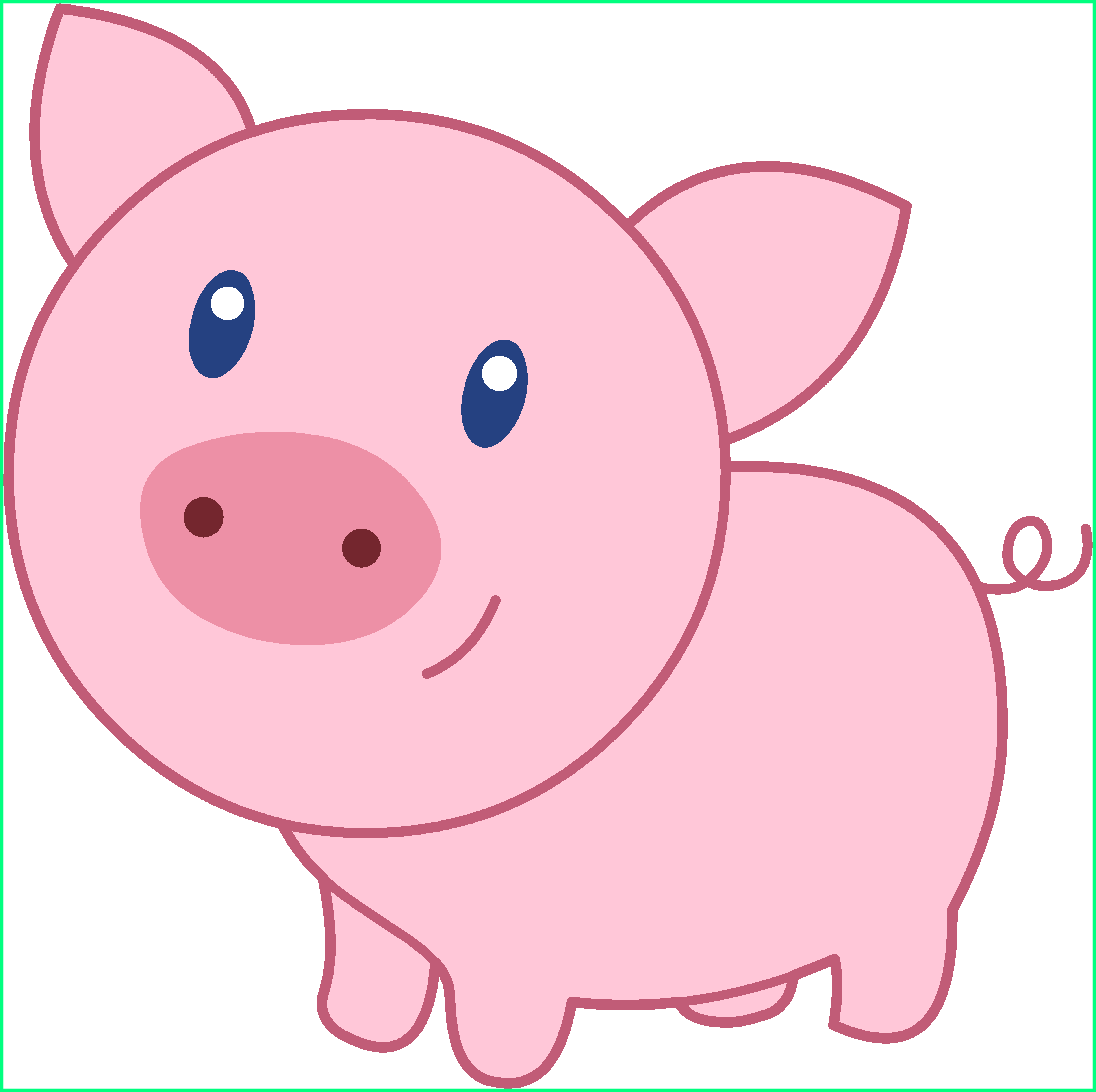 Clipart pig mini pig, Clipart pig mini pig Transparent FREE.