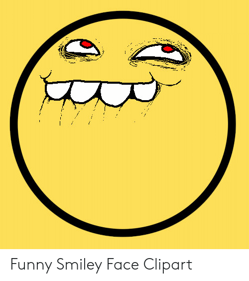 Funny Smiley Face Clipart.