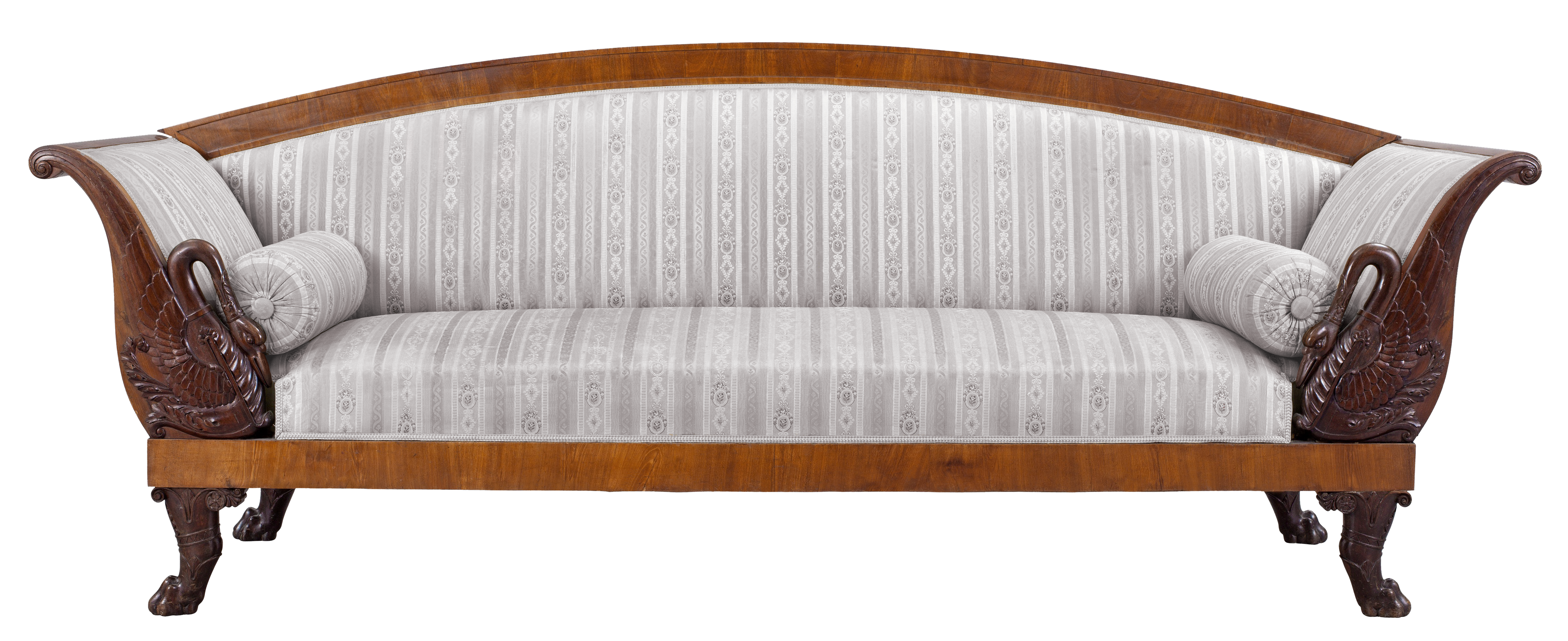 Transparent Vintage Couch PNG Picture.