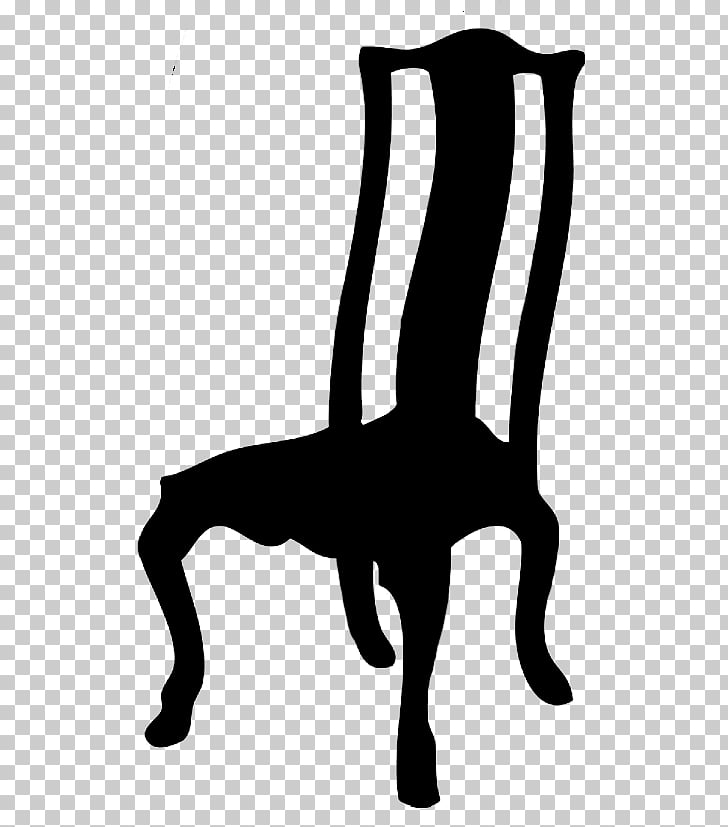Chair Furniture Silhouette Living room, Old Couch PNG.