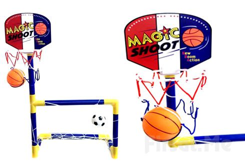 Çocuklarınız için Futbol Kalesi ve Ayaklı Basketbol Potası.