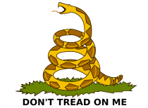 Printable Flags: Don't Tread on Me (Tea Party).