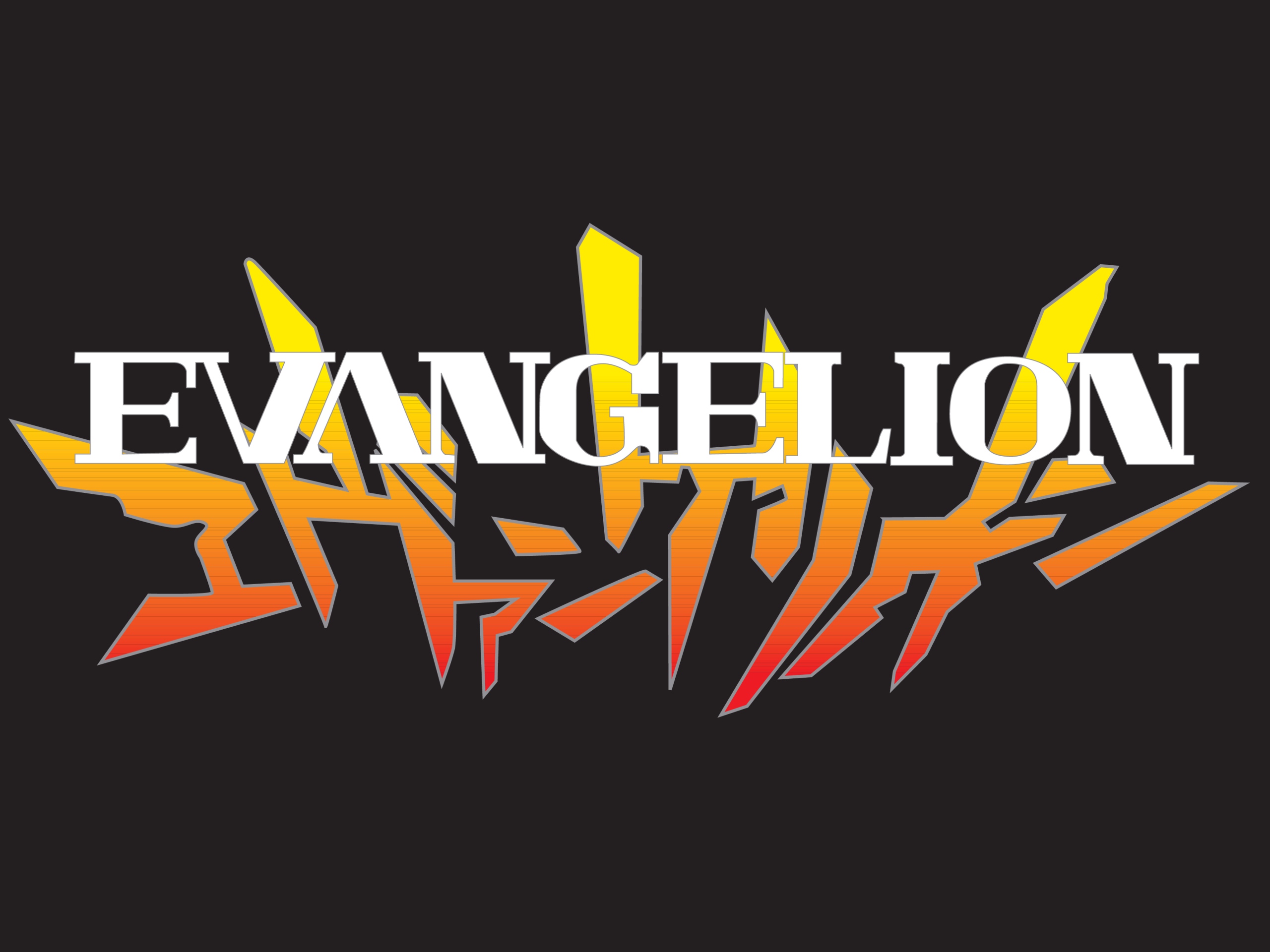 gainax gray logo neon genesis evangelion.