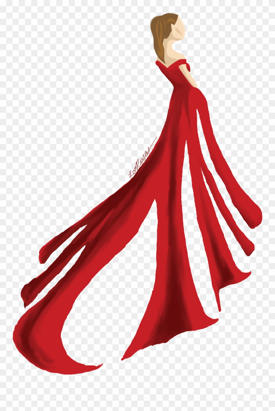 Alpha Phi's Red Dress Gala Clipart (#2412839).