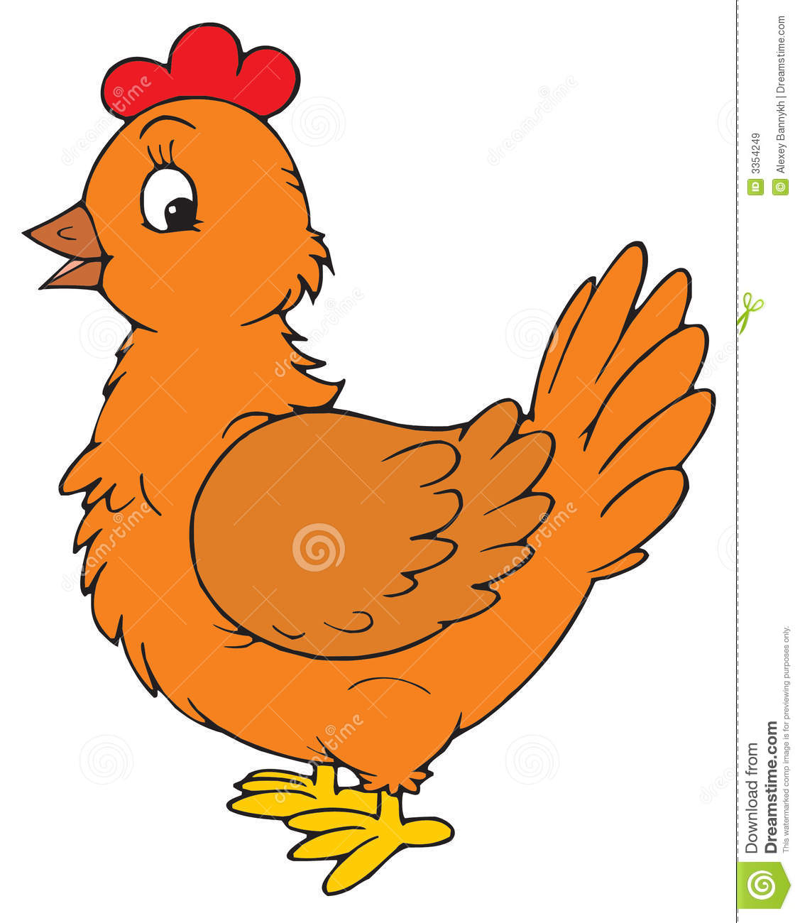 Hen (vector Clip.