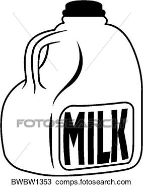 Gallon Of Milk Clipart.