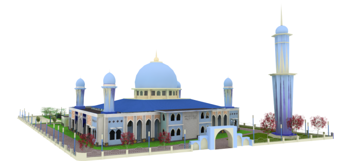 Gambar Masjid Format Png Vector, Clipart, PSD.