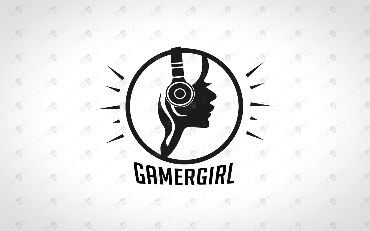 girl gamer logo gamer girl logo for sale.