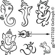 Ganesha Clip Art.