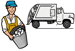 Garbage collection clipart.