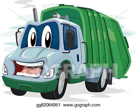 garbage truck cartoon