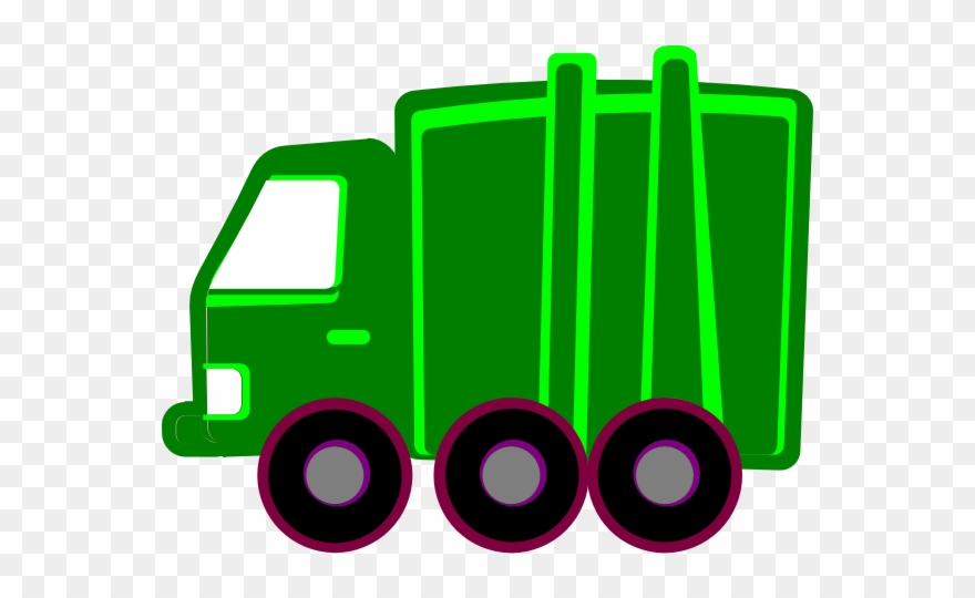 Green Garbage Truck Clipart (#710240).