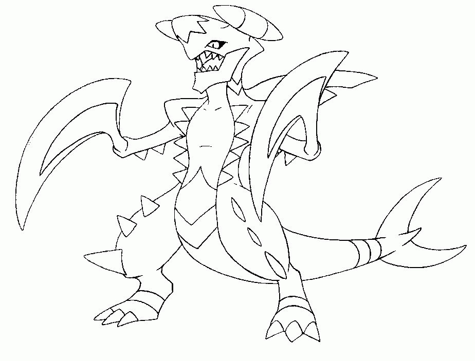 Free Garchomp Coloring Pages, Download Free Clip Art, Free.