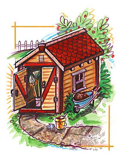 Tool Shed Clipart