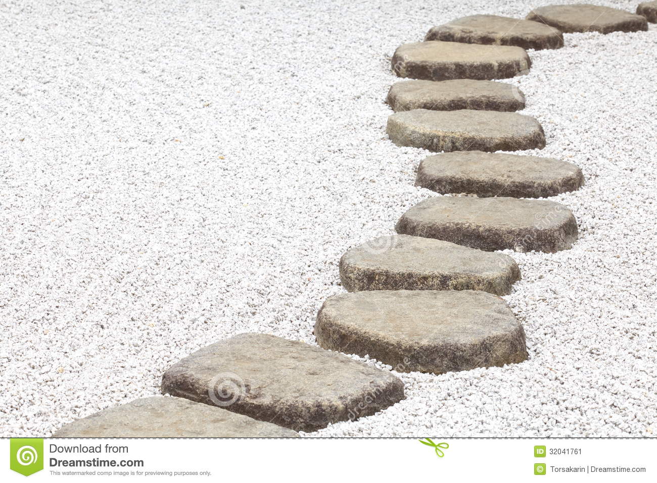 Garden paths and stepping stones clipart.