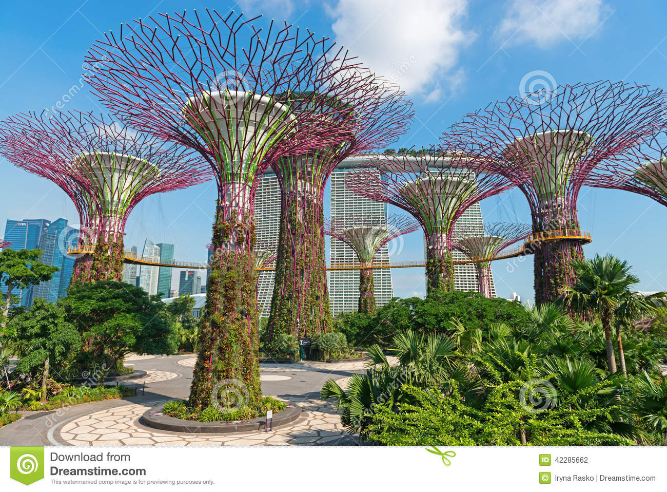 Park Gardens By The Bay In Singapore Editorial Photo.
