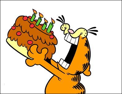 Garfield clip art.