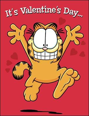 Garfield Valentine\'s Day Card Set.