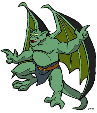 Disney's Gargoyles Clip Art.