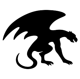 Gargoyle Silhouette FREE SVG.