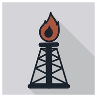 Icon Icons Oil And Gas Industry Industries Fire Fires Gas Gases.