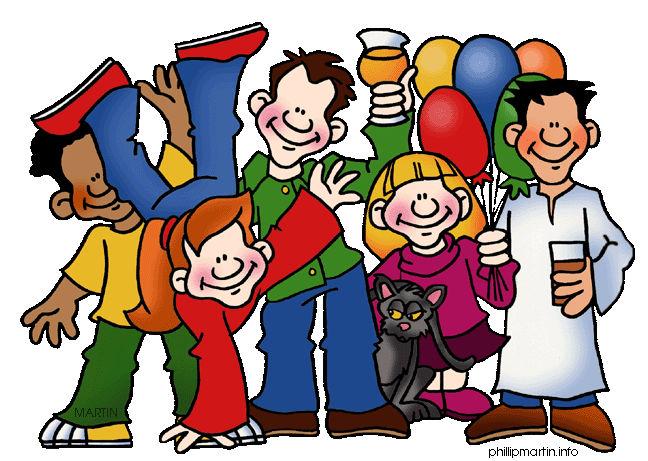 Friends Gathering Clipart.