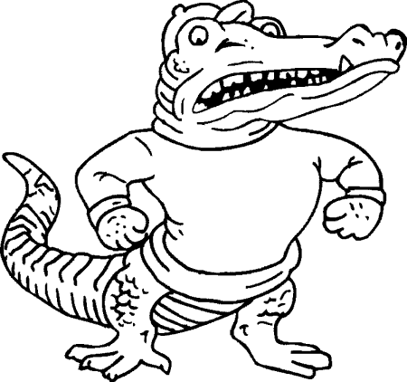 Free Black And White Alligator Clipart, Download Free Clip.