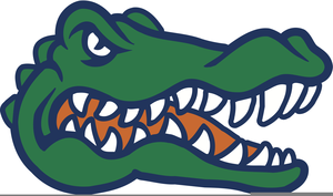 Free Florida Gator Football Clipart.