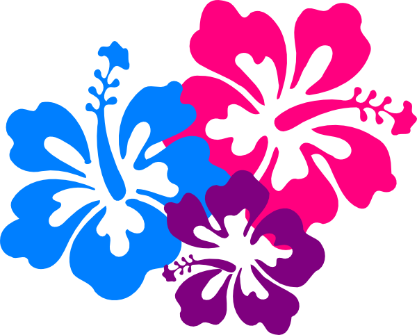 Hawaiian Flower Clipart.