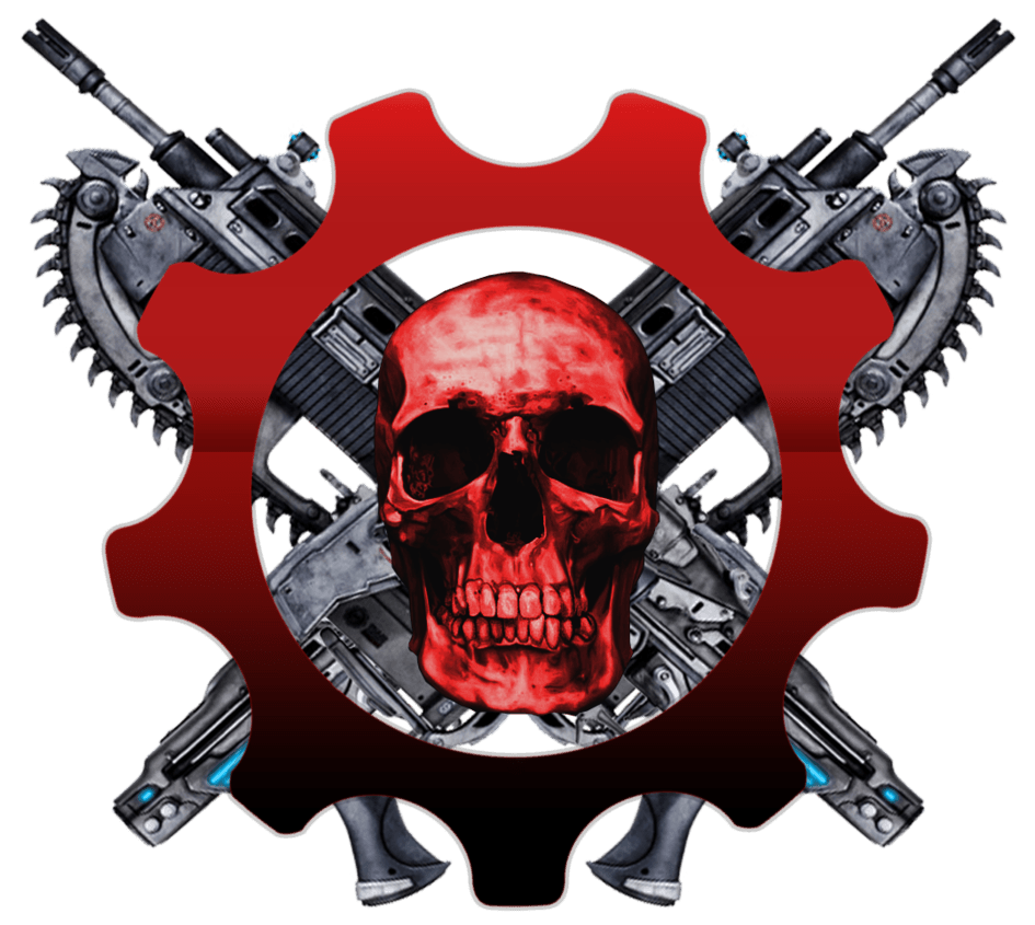 Gears Of War Skull Logo transparent PNG.