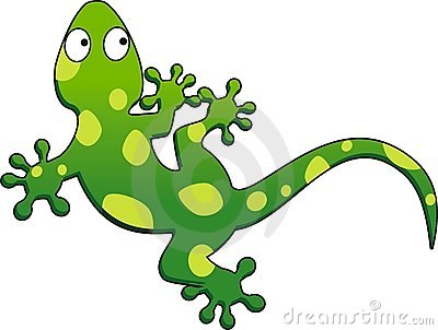 Gecko clip art.