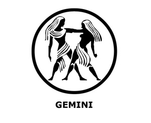 Gemini Sign Clipart.