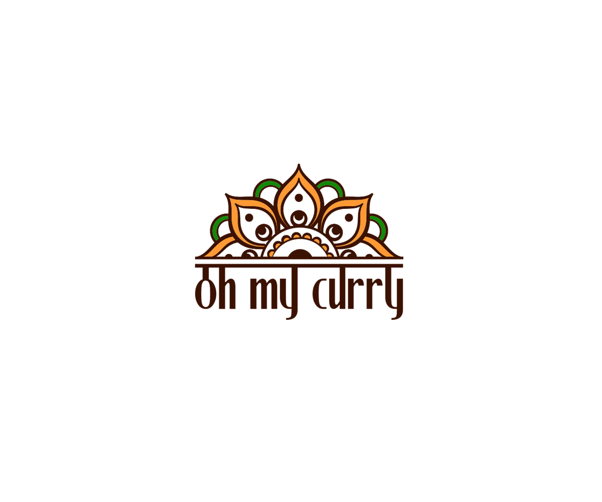 Playful, Modern, Indian Restaurant Logo Design for Oh My.