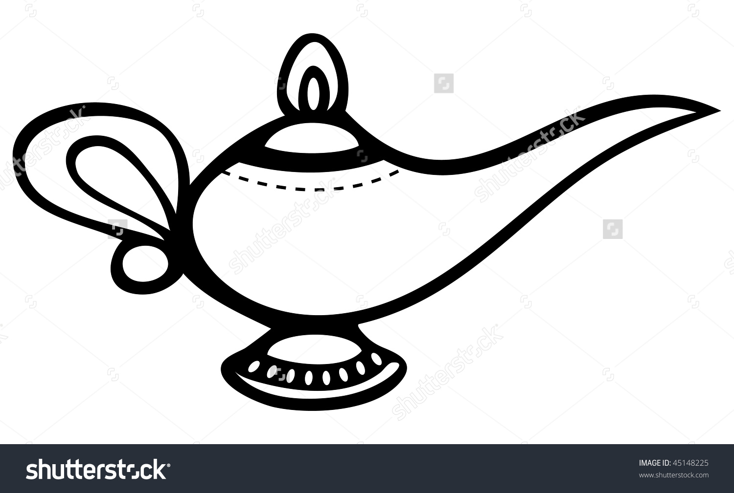 77+ Genie Lamp Clipart.