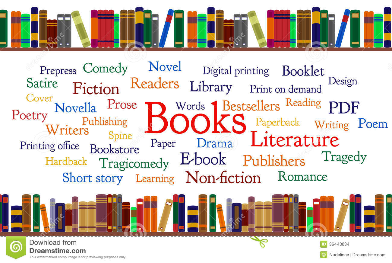 Book Genre Clip Art.