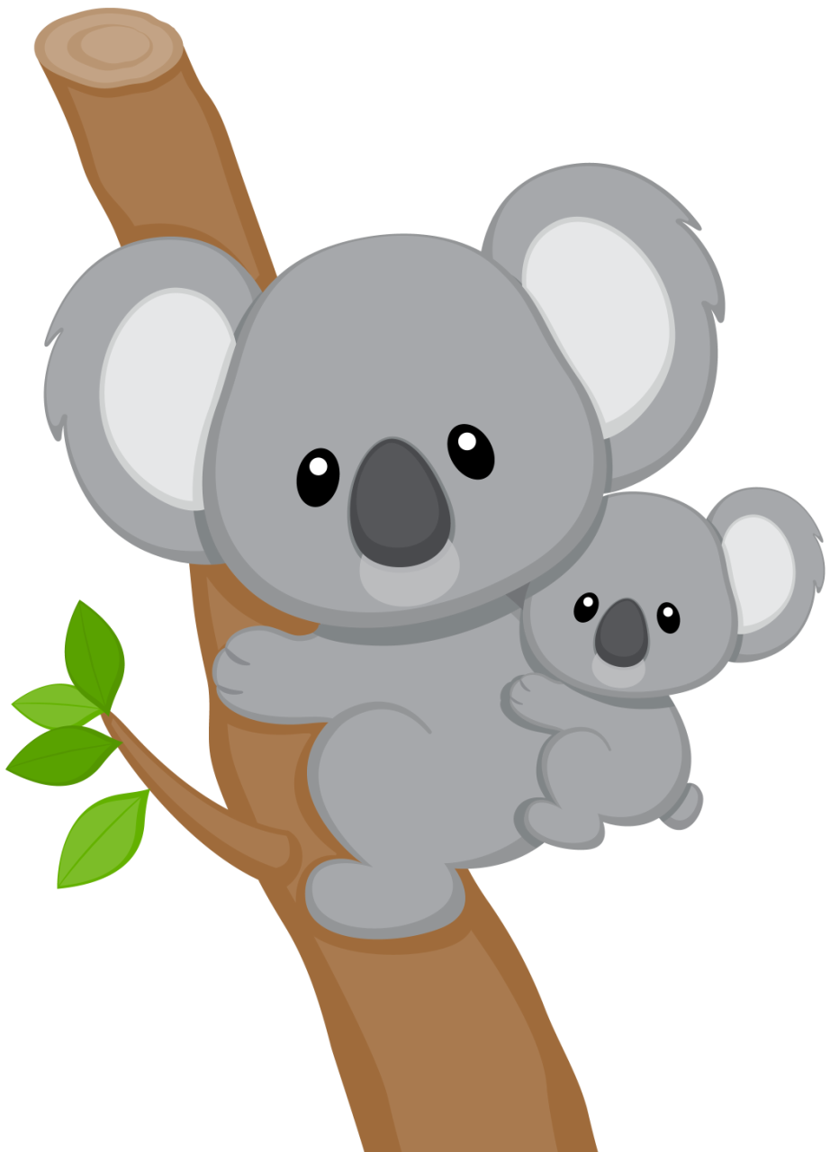cartoon koala.