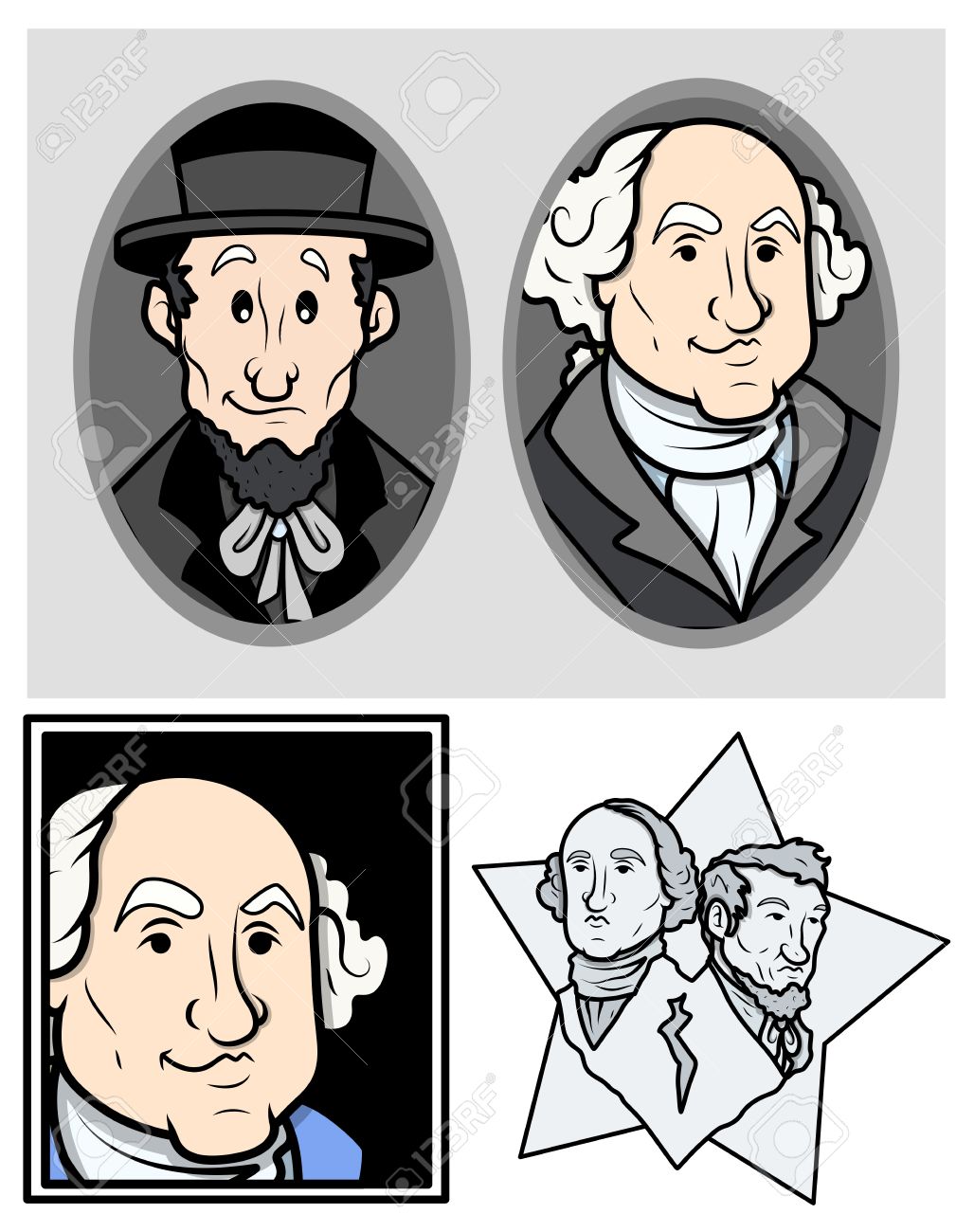 george washington abraham lincoln clipart 20 free Cliparts | Download images on ...