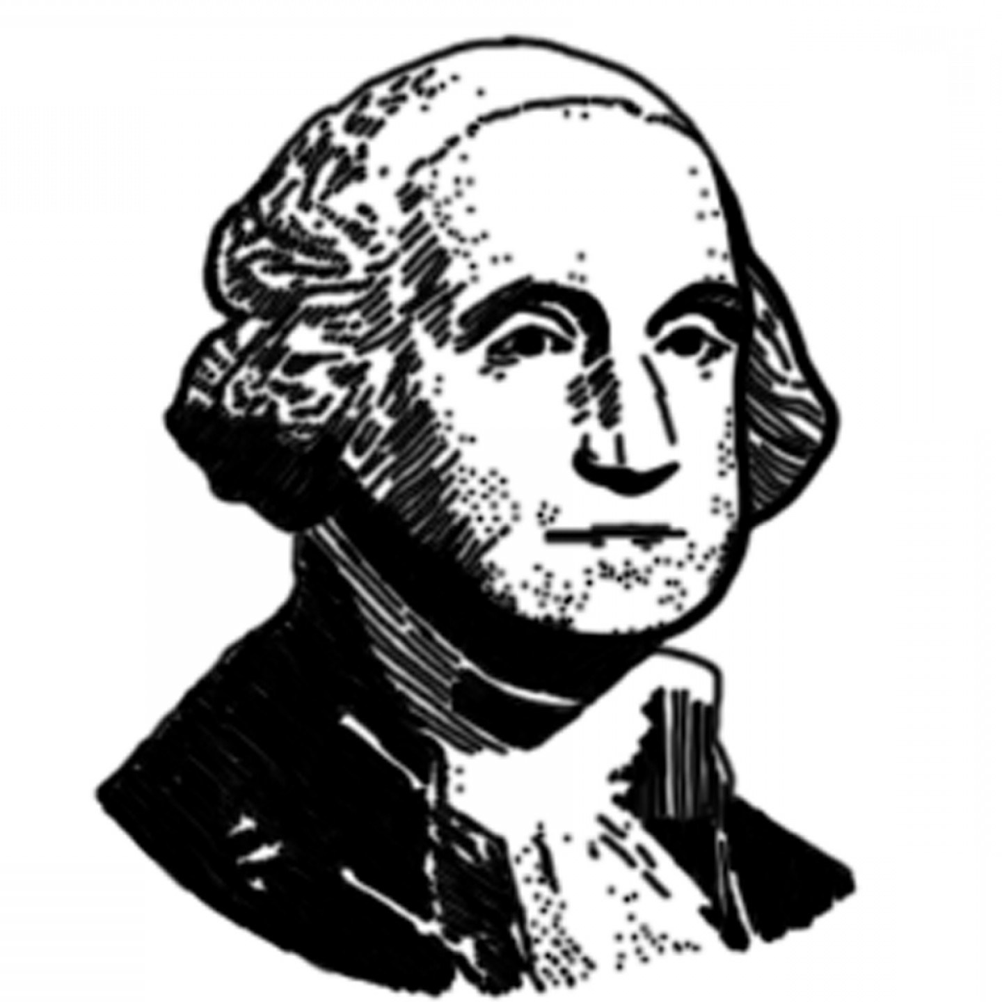 George washington black and white clipart 2 » Clipart Portal.