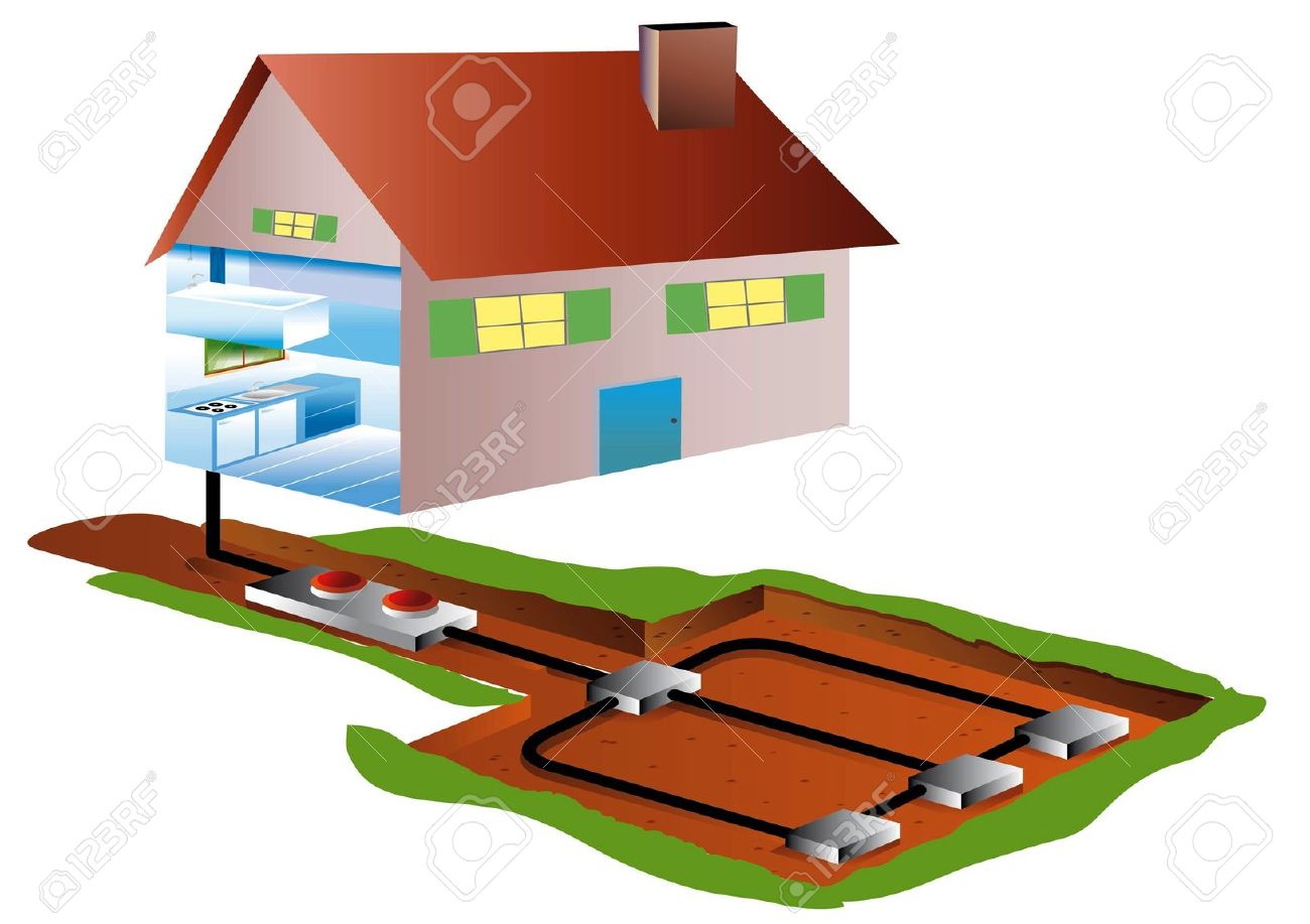 Geothermal Heat Clip Art.