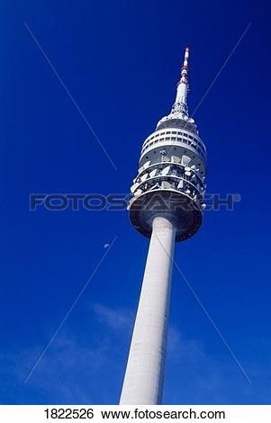 Stock Images of Radio Tower, Olympic Park, Munich, Germany 1822526.