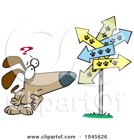 Lost dog signs clipart.