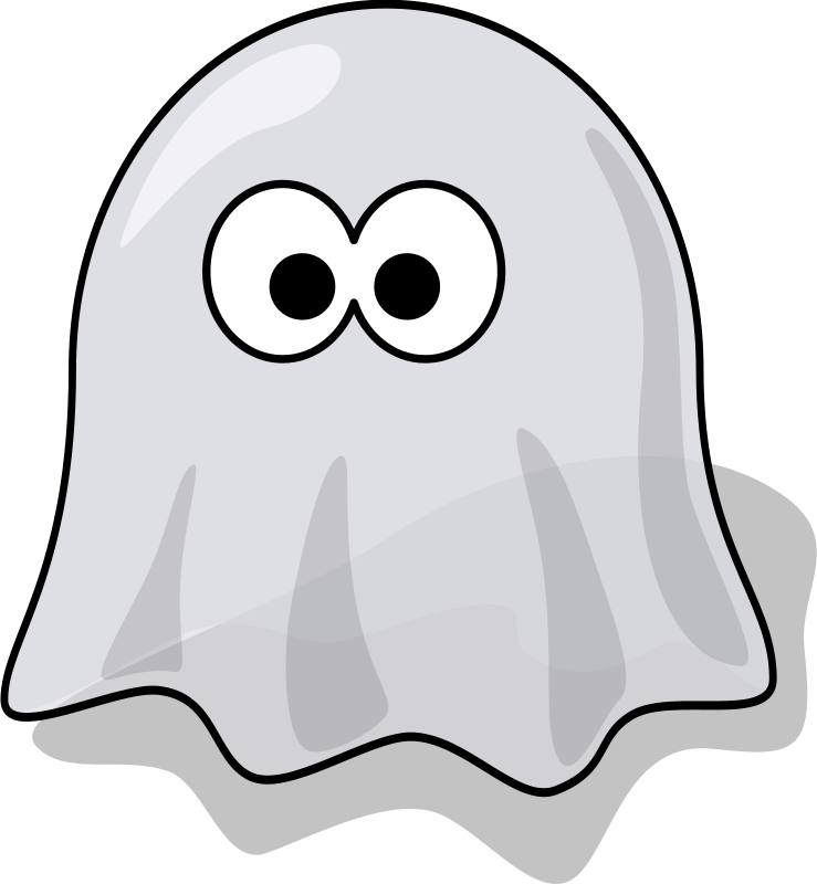 Free Clipart: Cartoon ghost.