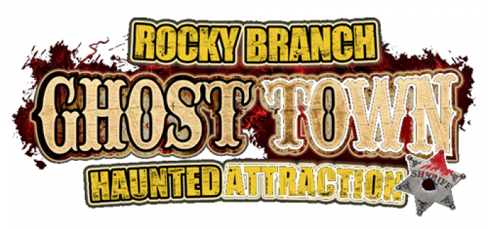Rocky Branch Ghost Town Logo Design.