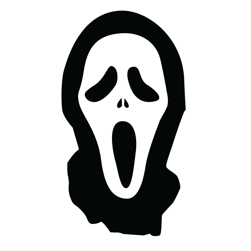 Ghostface Decal Sticker Jason Voorhees Freddy Krueger.